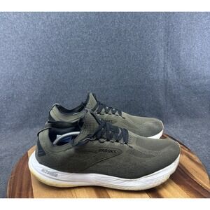 Brooks Glycerin Stealthfit 21 Mens 14 Olive Running Shoes Sneakers No Insoles